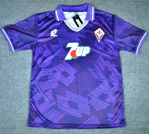 Fiorentina retro soccer jersey 1992-1993 - S, No Number