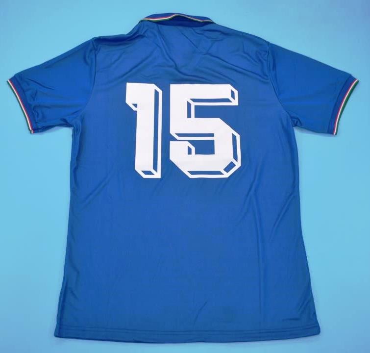 Italy retro soccer jersey World Cup 1990 - S Number 15