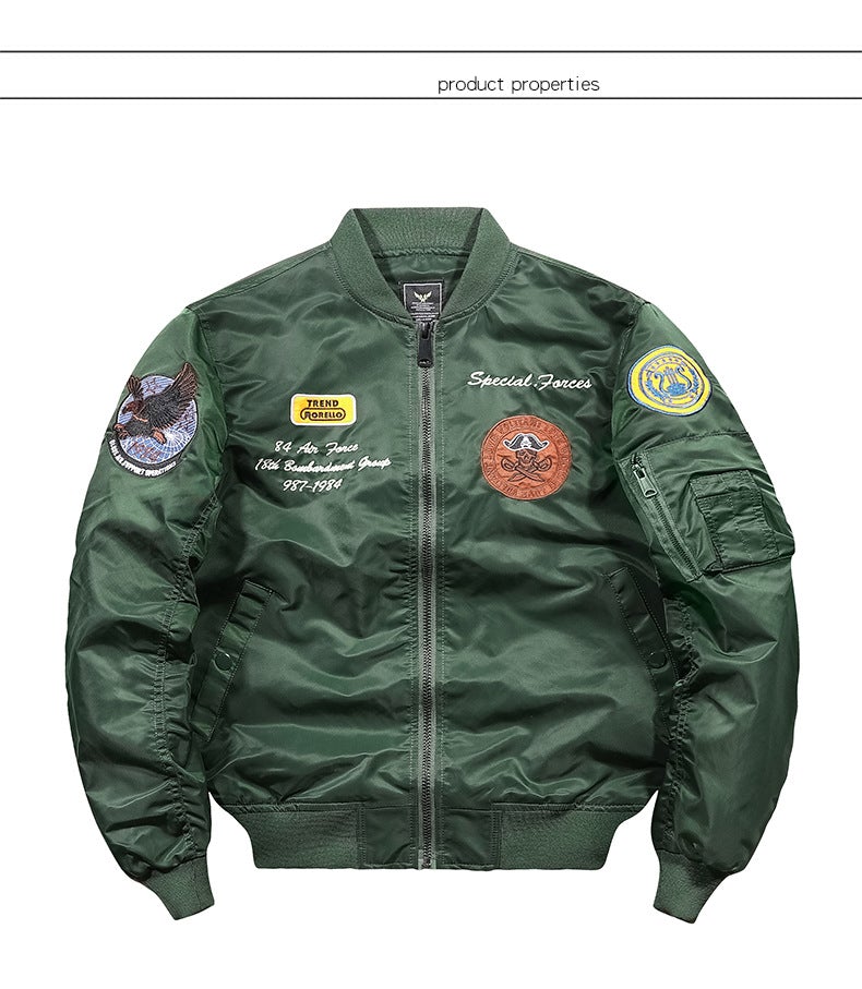 Spectacular flying bird Bomber jacket - M, Green