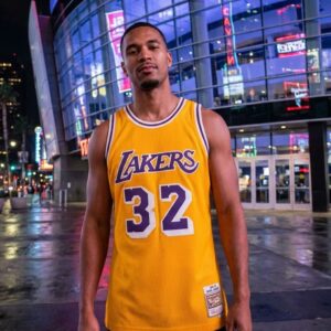 Magic Johnson Los Angeles Lakers Retro NBA Jersey 1984–1985