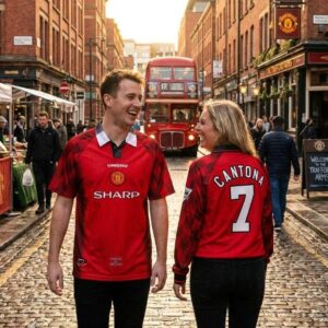 Manchester United retro football jersey 1996-1997