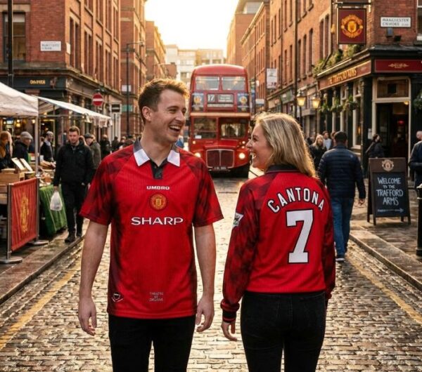 Manchester United retro football jersey 1996-1997