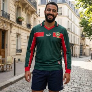 Morocco Retro Soccer Jersey – World Cup 1998