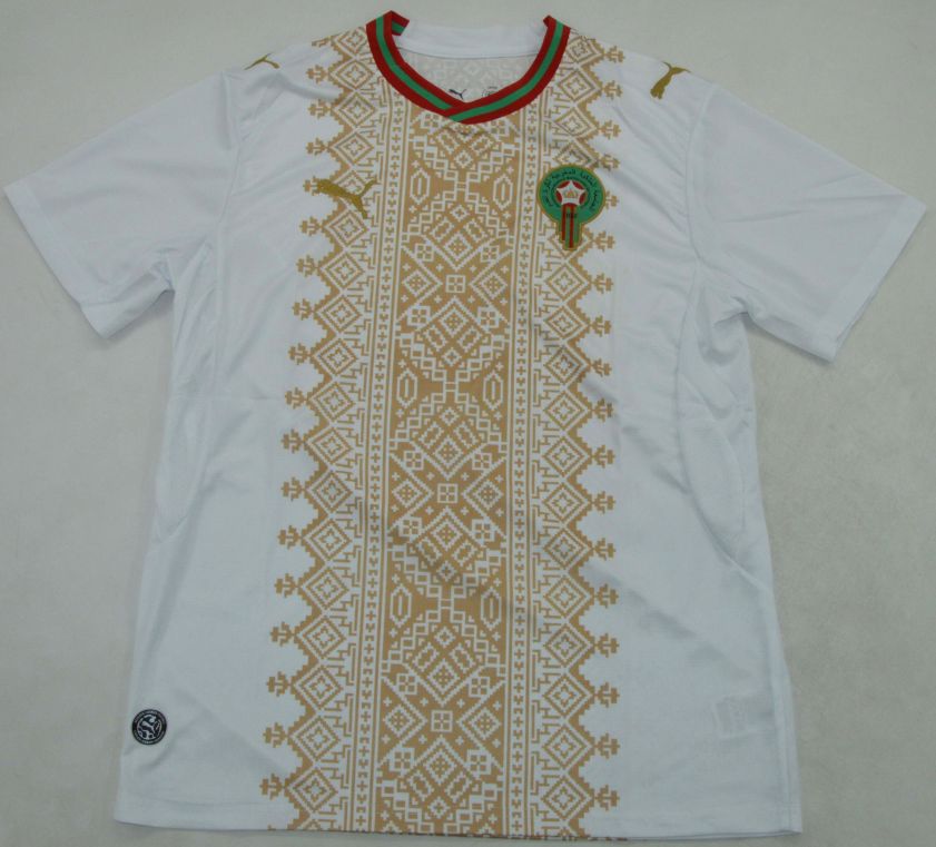 2026 Morocco National Team Jersey – Official AFCON & World Cup Kit - 3XL, Away