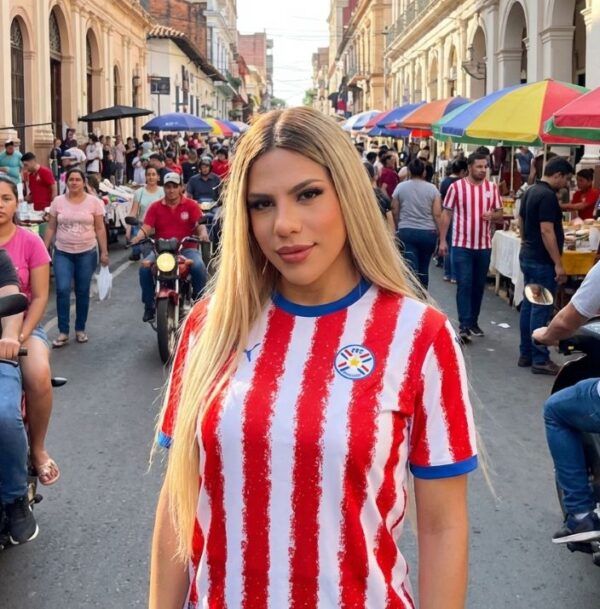 Paraguay National Team Home Jersey World Cup 2026