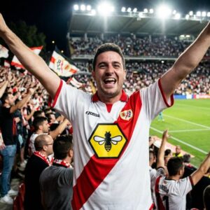 Rayo Vallecano retro soccer jersey 2000-2001