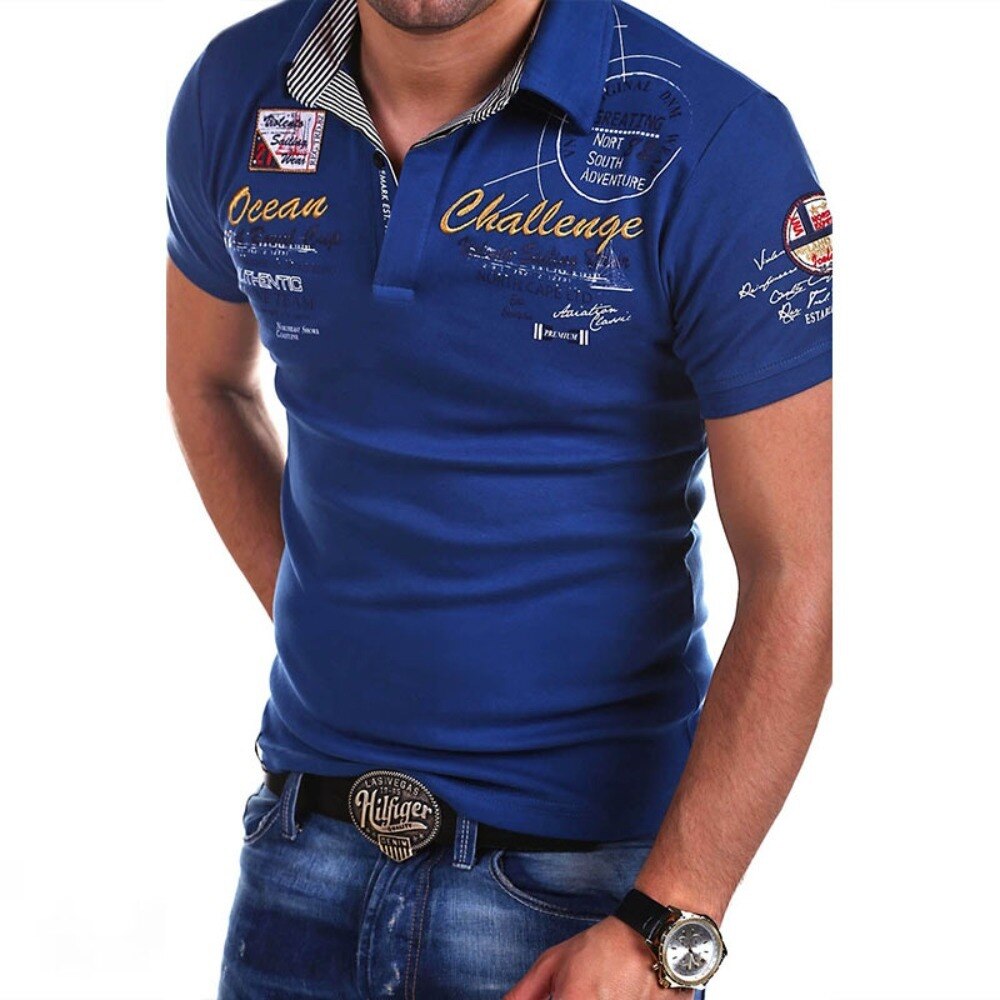 La Spa Viento polo shirt summer - S, Blue