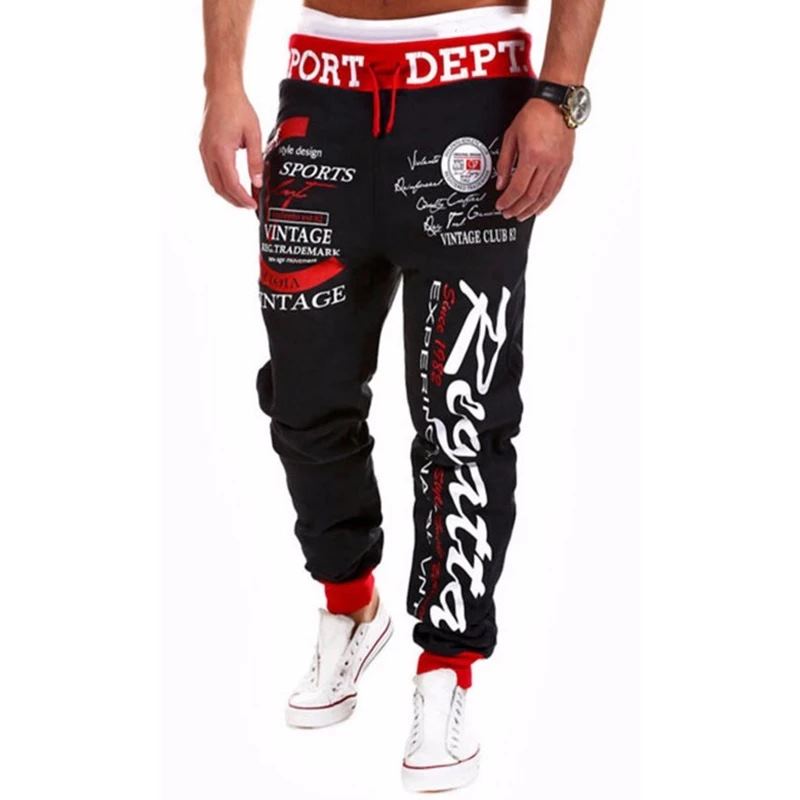 Regatta printed mens Joggers trousers 2026 - 3XL, Black&red