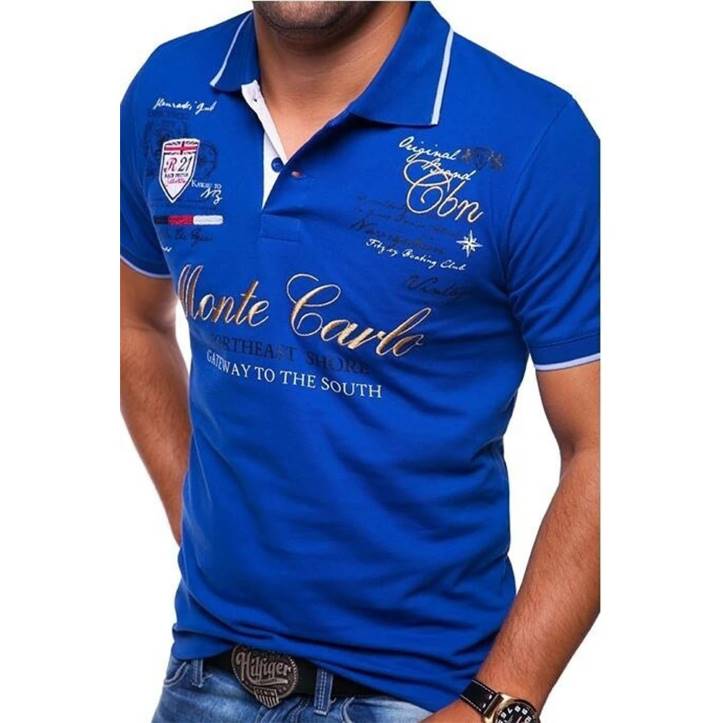 Jaraguar Monte Carlo casual polo shirt - S, Blue