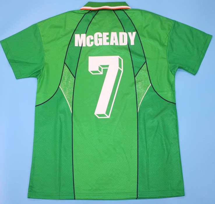 Ireland retro soccer jersey 1994-1996 - S, 7 MCGEADY