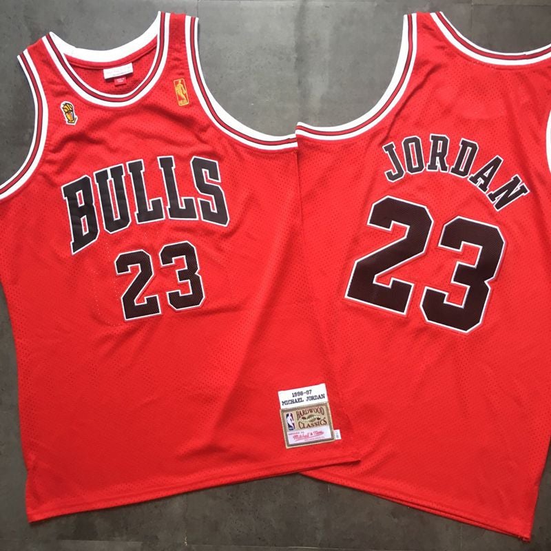 Michael Jordan Chicago Bulls NBA Finals jersey 1997 - M