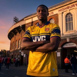 Arsenal Away Retro Soccer Jersey 1997-1998 – Celebrate the Double!