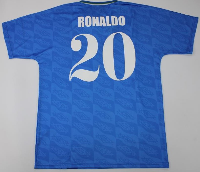 Brazil retro great soccer jersey 1992-1993