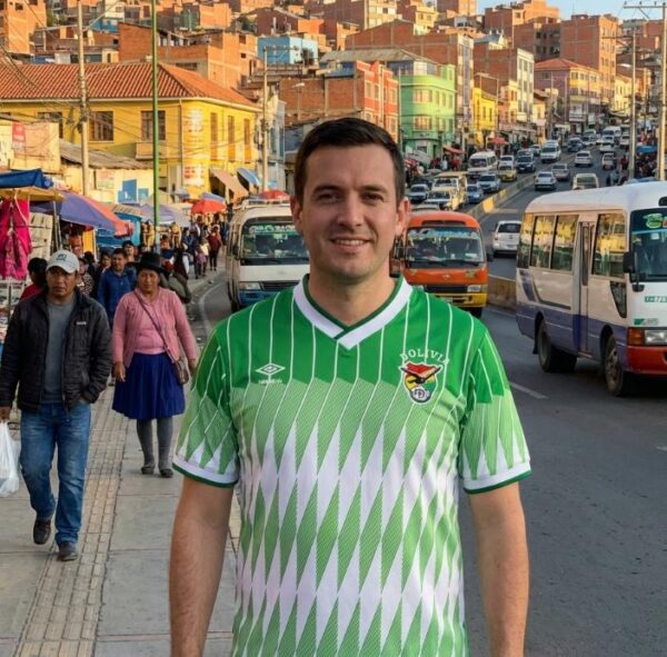 Bolivia National Team Retro Soccer Jersey 1993