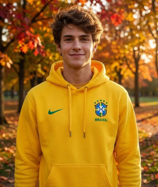 Brazil National Team Hoodie – World Cup 2026 Edition