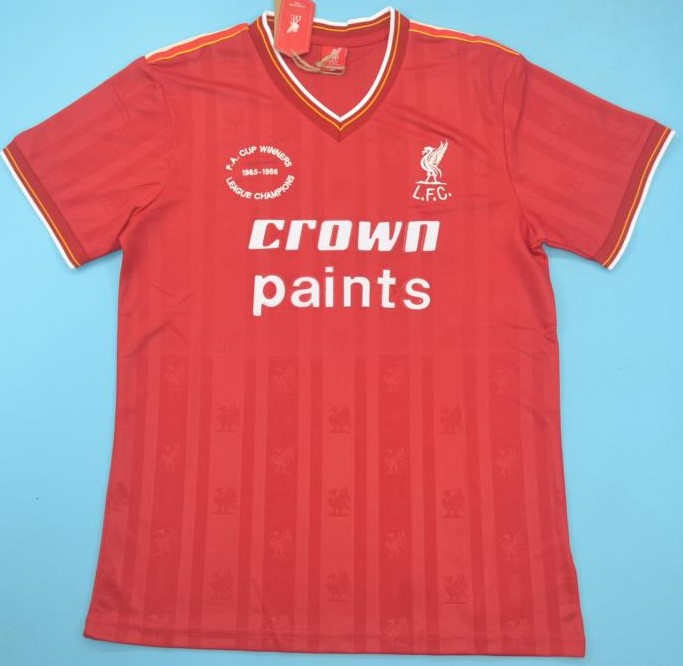 Liverpool retro soccer jersey 85-86 - S