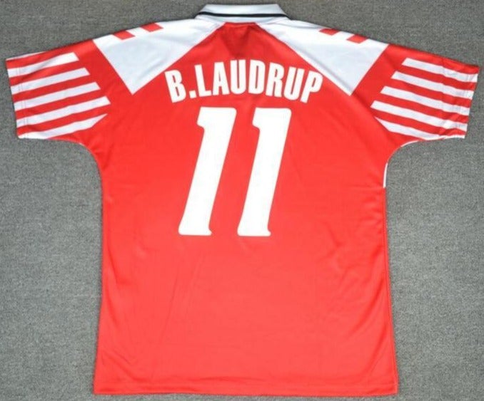 Denmark retro soccer jersey Euro 1992
