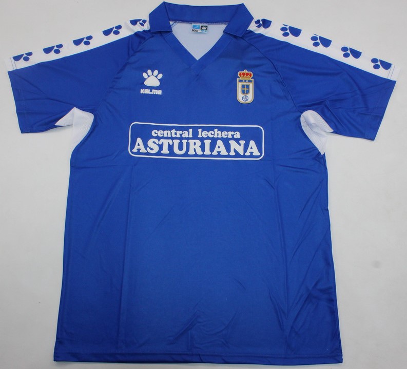 Real Oviedo retro football shirt 1990-1991