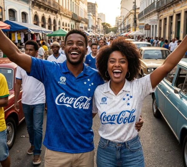 Cruzeiro Retro Soccer Jersey 1993–1994