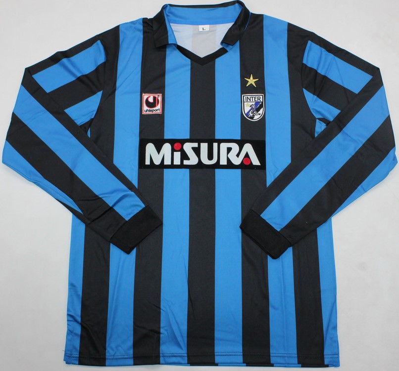 Inter Milan retro soccer jersey 1989