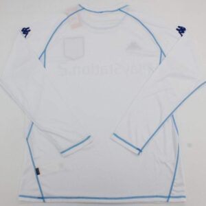 AJ Auxerre 2003-2004 Long Sleeve Home Jersey - Image 2