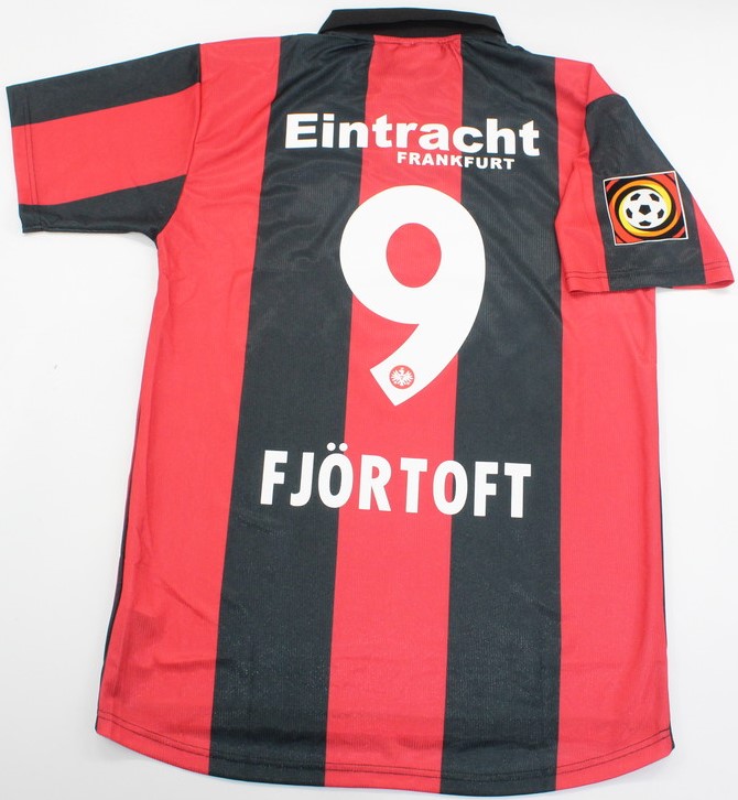 Eintracht Frankfurt soccer jersey 1999-2000 - S, 9 FJORTOFT