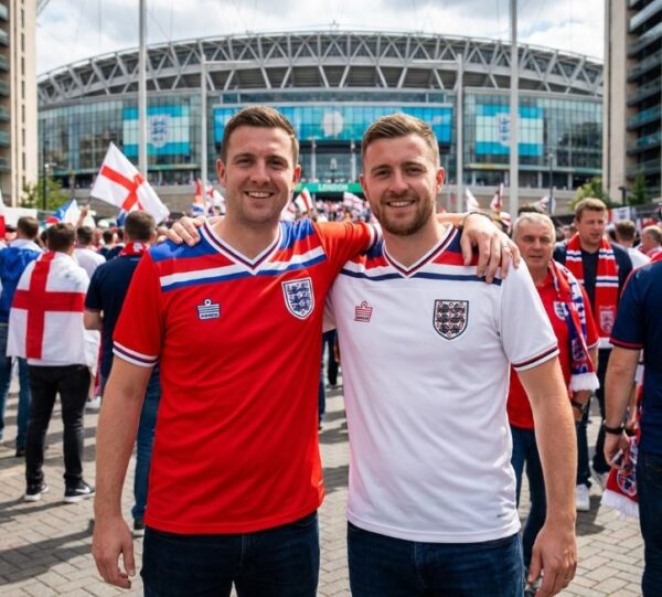 England Retro Soccer Jersey Euro 1980 | Vintage Football Kit