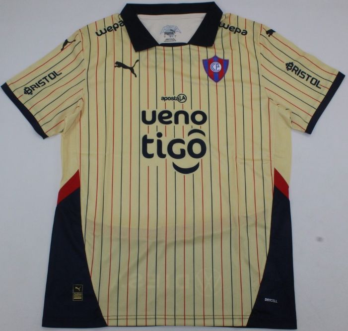 Cerro Porteño 2025 Home Jersey - S, Away