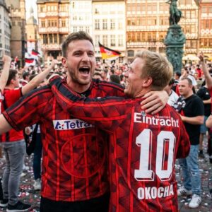 Eintracht Frankfurt 1995-1996 Retro Jersey: The Okocha Era