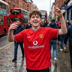 Three-Peat Dominance: Man Utd Retro Jersey 2000-2001