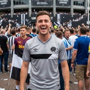 80s Classic: Newcastle Utd Retro Football Jersey 1985-1986