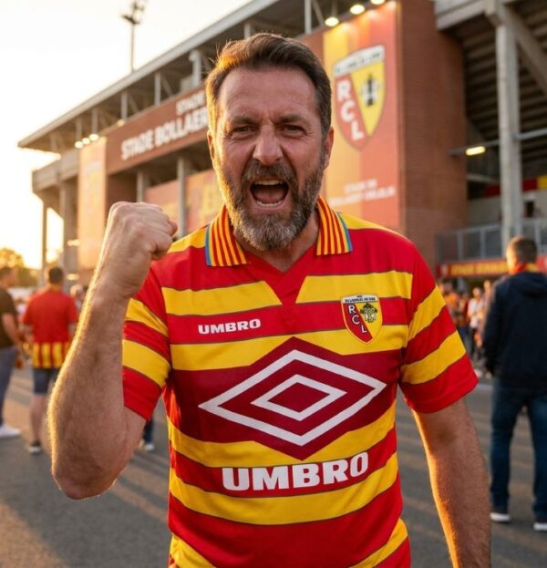 Historic RC Lens 1997-1998 Retro Jersey | Ligue 1 Champion's Kit