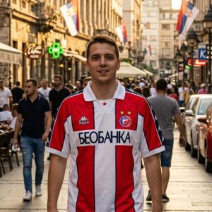 Red Star Belgrade Retro Soccer Jersey 1997-1998