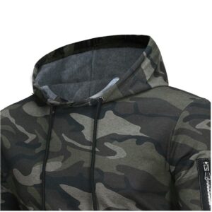 Jaraguar Camo Military casual hoodie - Image 3
