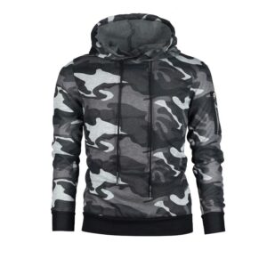 Jaraguar Camo Military casual hoodie - Image 7