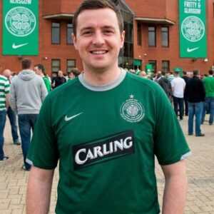 Celtic FC 2007-08 Away Jersey | Vennegoor of Hesselink #10