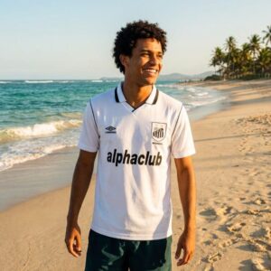 Santos 2000 home jersey