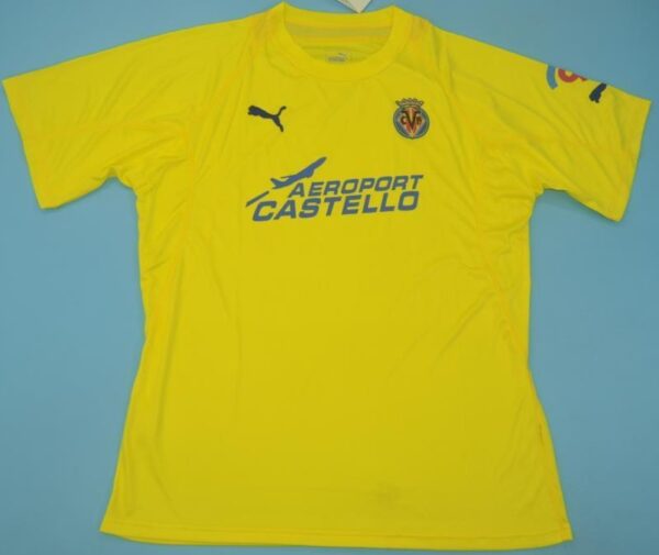 Villarreal CF 2005-06 Home Jersey – Riquelme, Forlán & Cazorla Champions League Classic