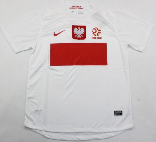 Poland Euro 2012 Home Jersey – Classic Shirt Worn by Lewandowski & Team