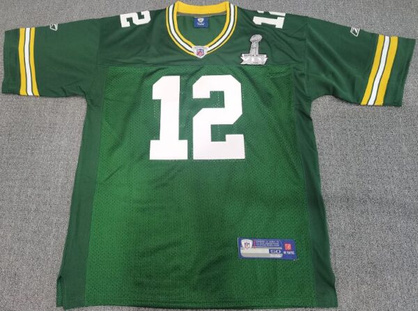 Aaron Rodgers Super Bowl XLV Green Bay Packers Jersey