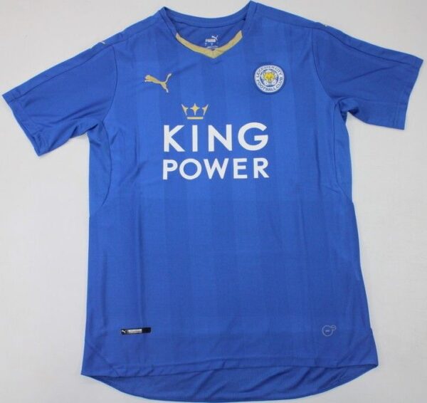 94e946da Leicester City Home Jersey 2015-2016