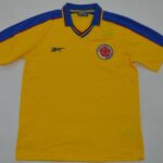 Relive Colombia’s Golden Era – 1998 World Cup Retro Jersey (Valderrama & Asprilla Era)