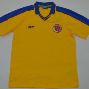 Relive Colombia’s Golden Era – 1998 World Cup Retro Jersey (Valderrama & Asprilla Era)