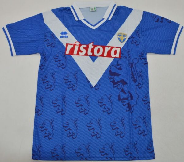 41721808 Brescia Calcio 1997–1998 Home Jersey – Retro Serie A Football Shirt