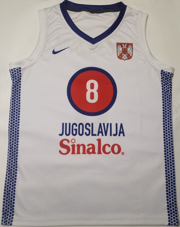 Yugoslavia 2001 EuroBasket Retro Jersey