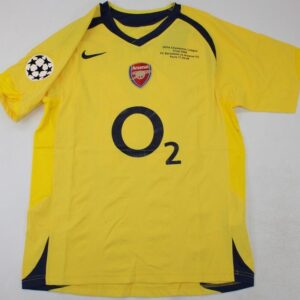 Relive History! Arsenal 2006 Champions League Final Jersey - Now Available at jaraguar.com