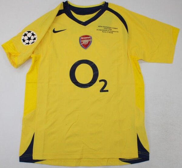Relive History! Arsenal 2006 Champions League Final Jersey - Now Available at jaraguar.com