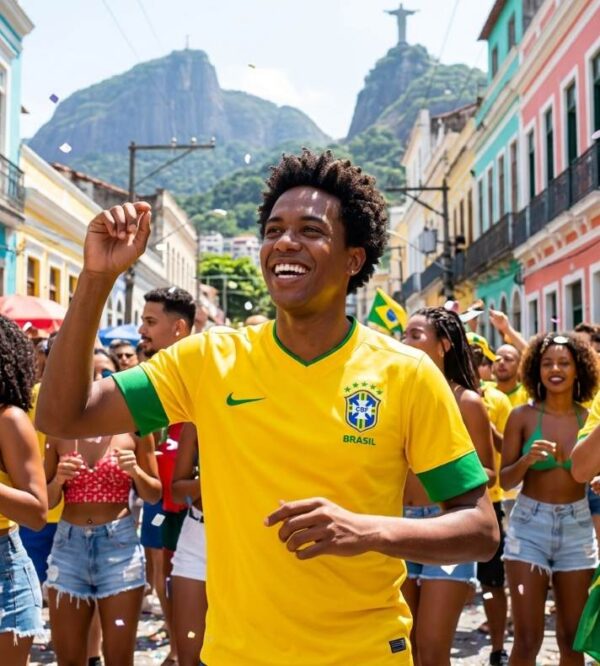 Official Brazil National Team 2012 Home Jersey