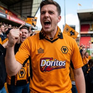 Wolverhampton Wanderers 2003-2004 Retro Jersey - Premier League Promotion Kit