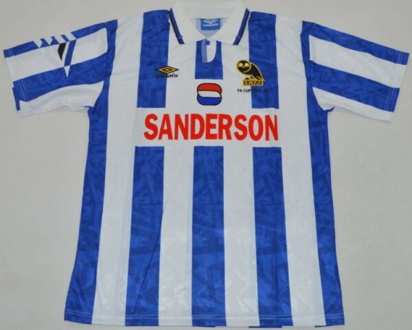 Sheffield Wednesday 1993 FA Cup Final Retro Jersey